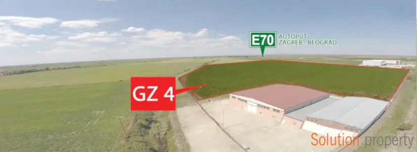 Pogled iz vazduha na lokaciju GZ4